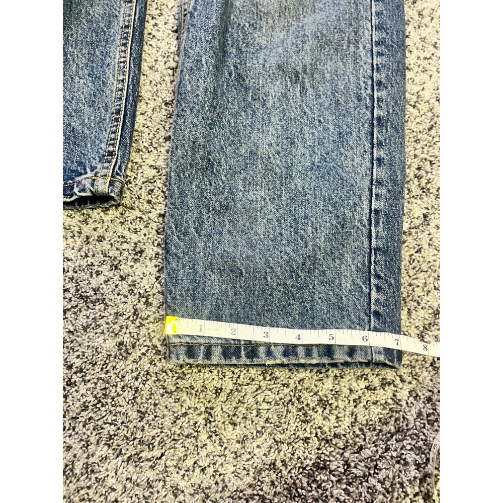 Wild Fable‎ Easy Rigid High Rise Straight Leg Jeans Blue Acid Wash Womens Size 4 - Picture 6 of 12